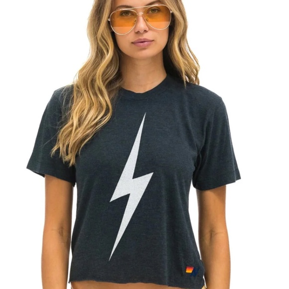 Aviator Nation Tops - Aviator Nation cropped tee
